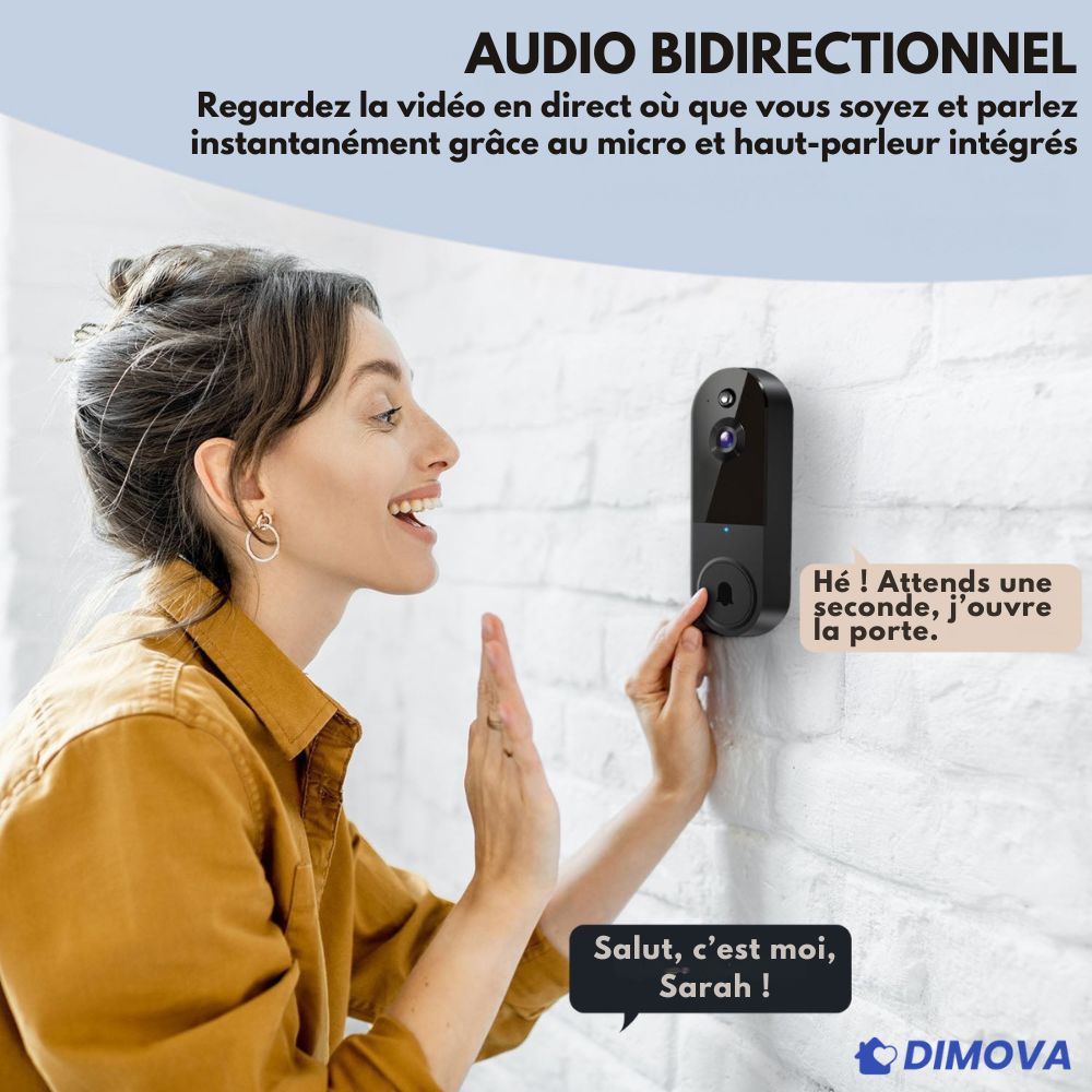 Sonnette connectée - La façon la plus intelligente de protéger votre maison