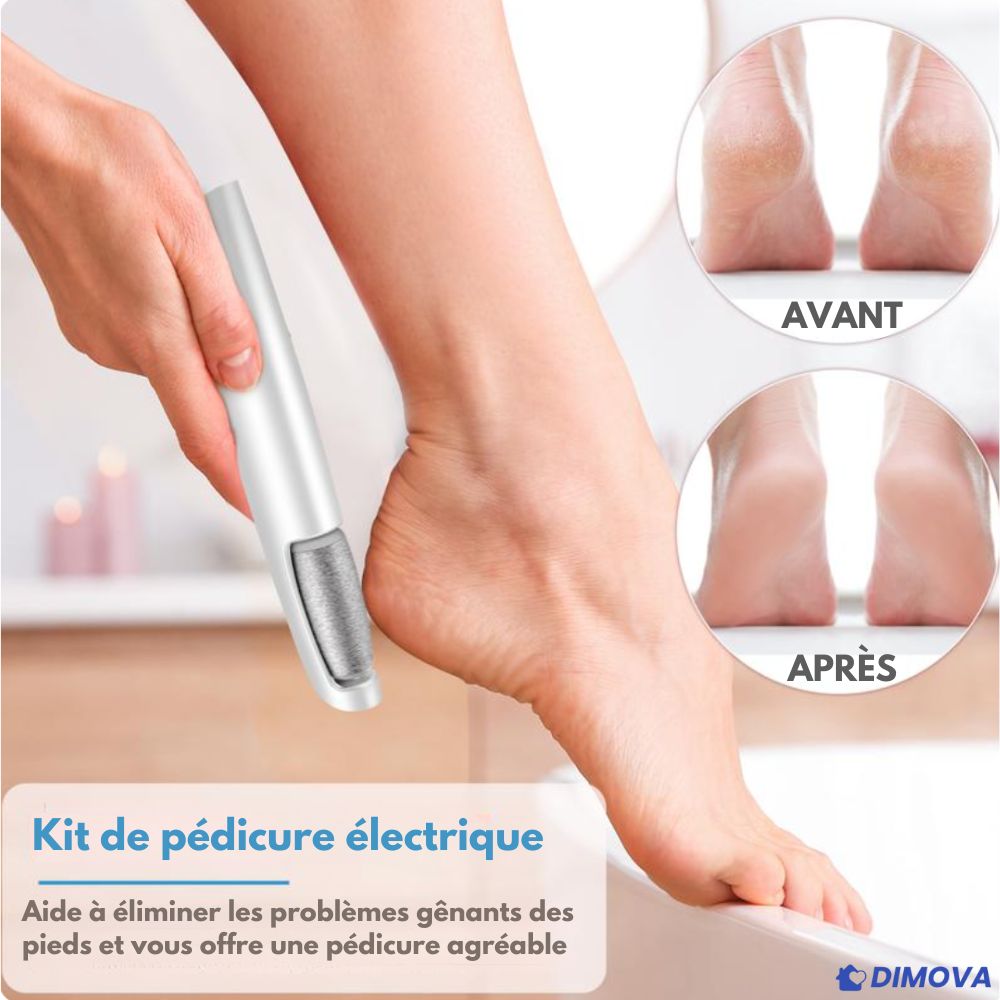 Lime électrique pour pieds – Des talons doux sans effort