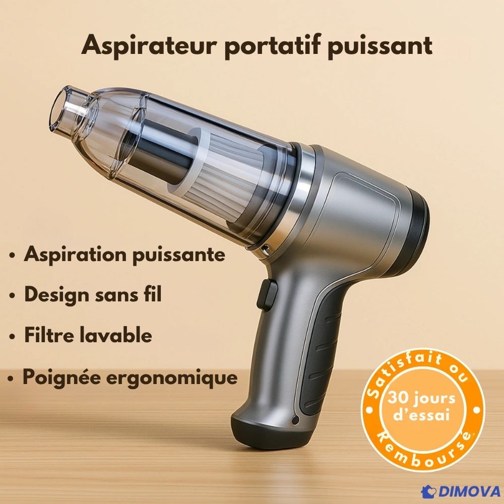 D20 PRO Kit complet - Aspirateur portable