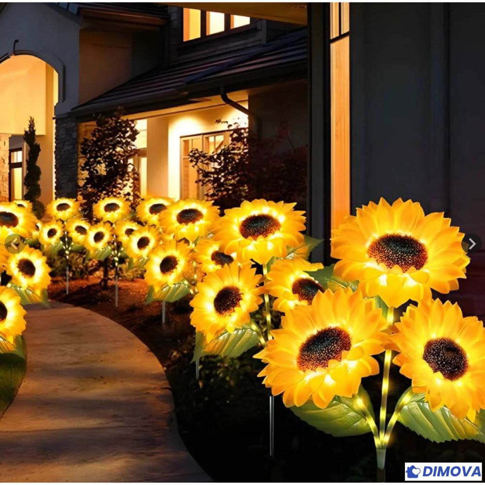 Dimova® Lampes solaires LED tournesol