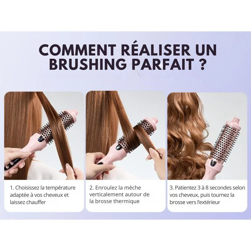 Brosse Thermique - Brushing volumineux en 10 minutes