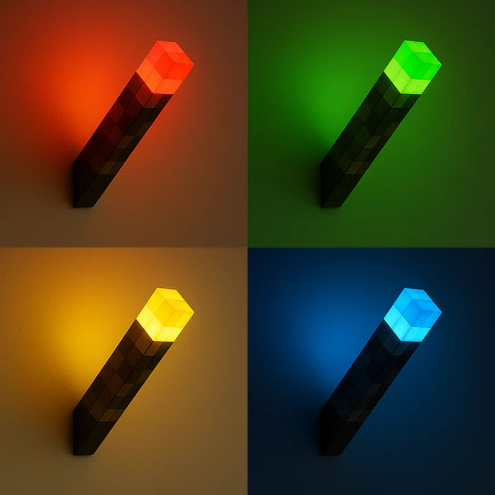 Pixel Torch – La lumière Minecraft qui chasse les monstres de la nuit