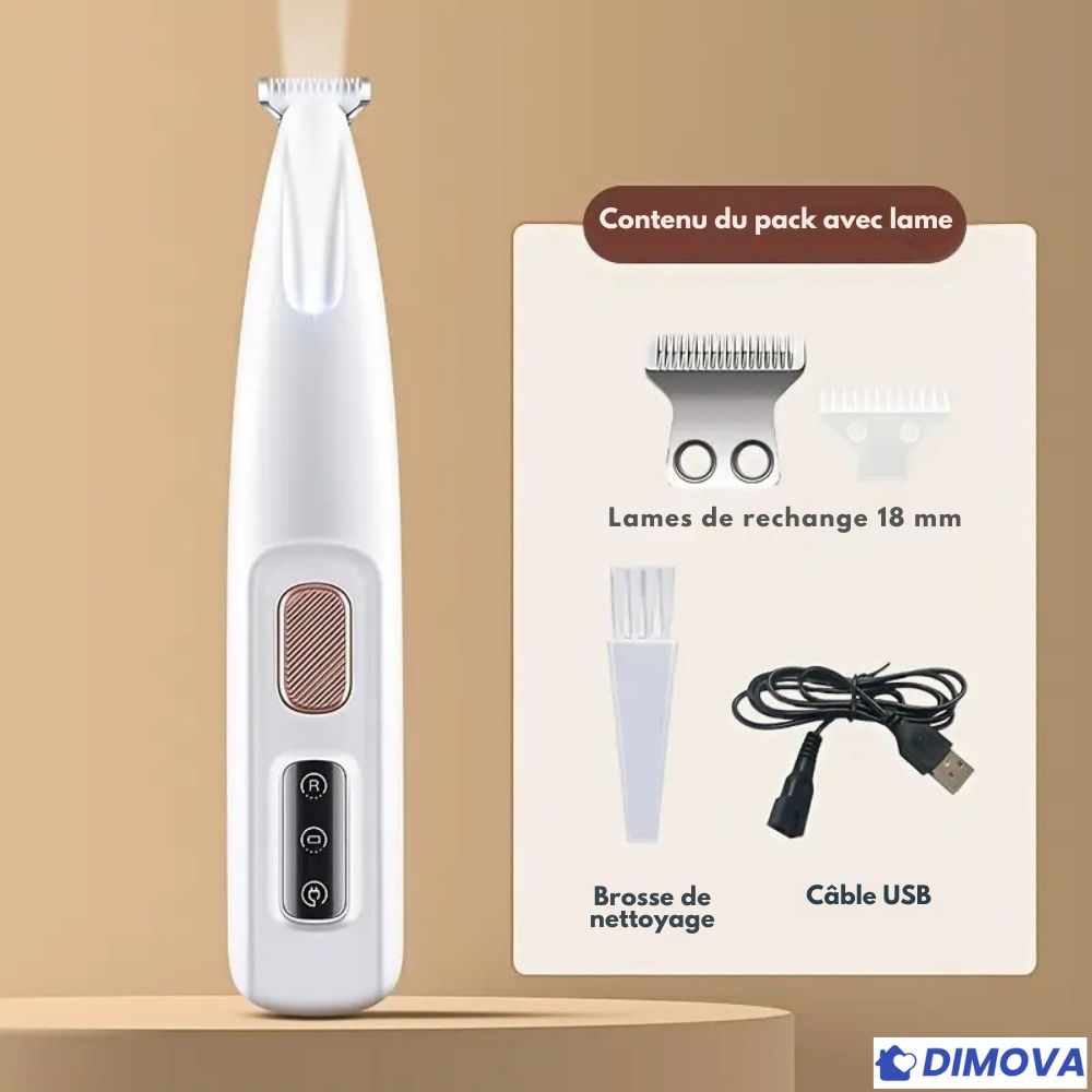 T90 – Tondeuse Silencieuse Rechargeable pour Chiens & Chats