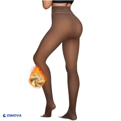 Collant doublé polaire chaud