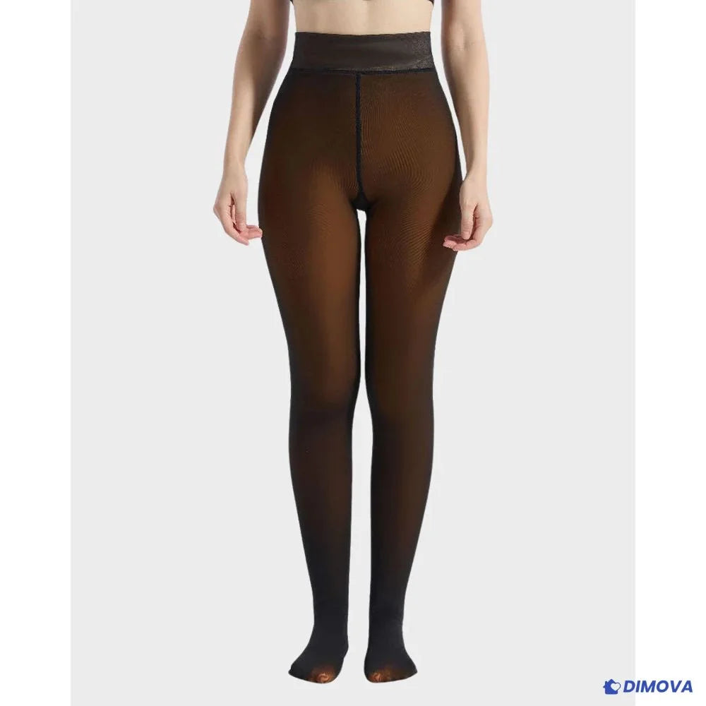 Collants Hiver Doublés Polaire – Chaleur & Élégance