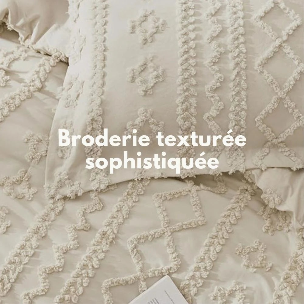 Ensemble de couette brodée Dimova