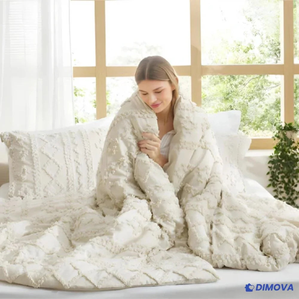 Ensemble de couette brodée Dimova