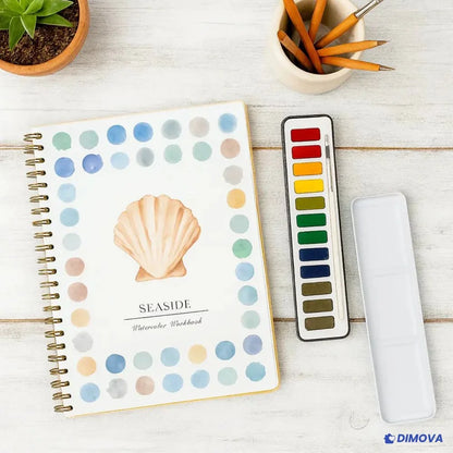 Kit d'aquarelle complet avec livre de coloriage