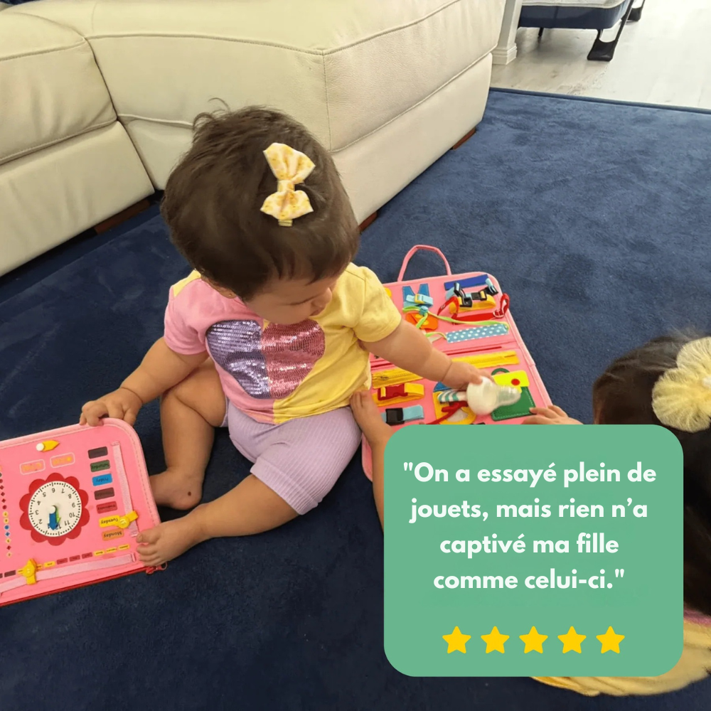 Dimova™ Tableau d’activités Montessori pour tout-petits