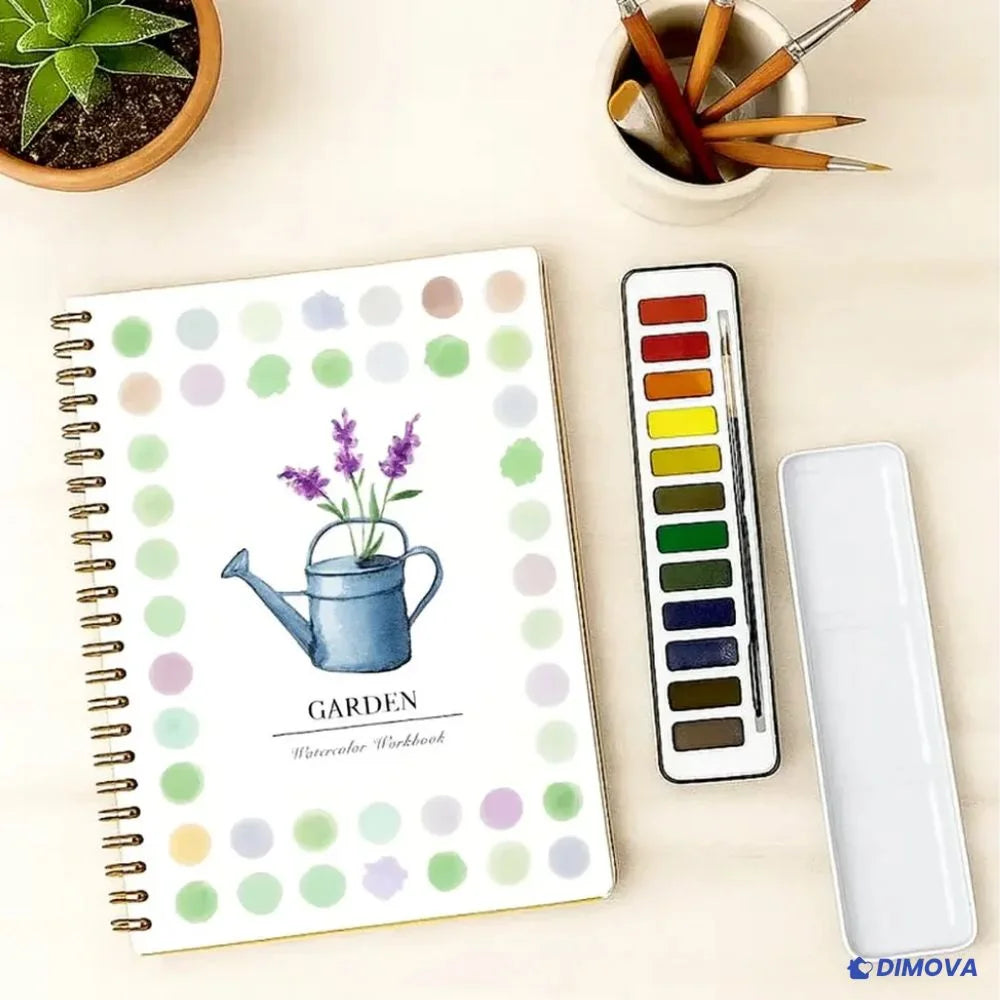 Kit d'aquarelle complet avec livre de coloriage