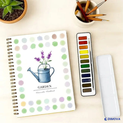 Kit d'aquarelle complet avec livre de coloriage