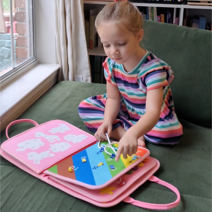 Dimova™ Tableau d’activités Montessori pour tout-petits