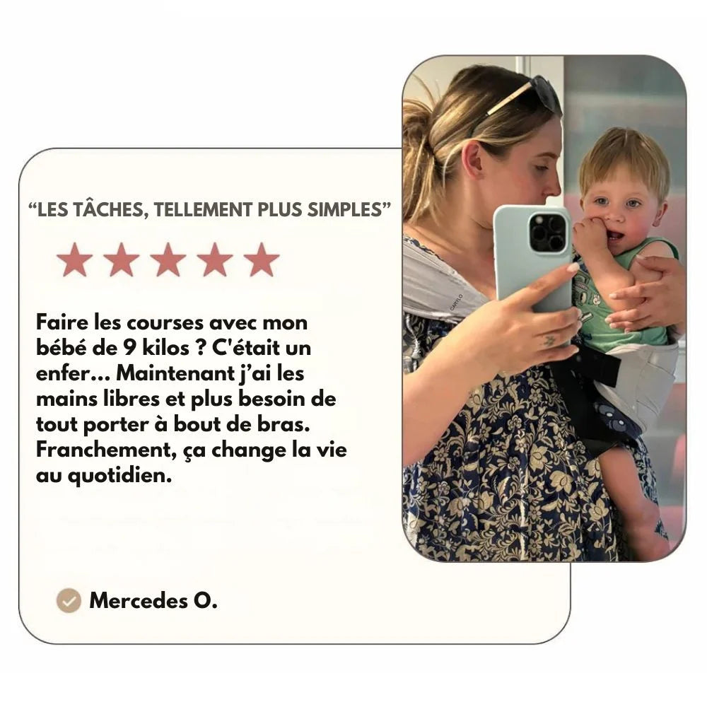 Lot de 2 porte-bébés 1+1 OFFERT