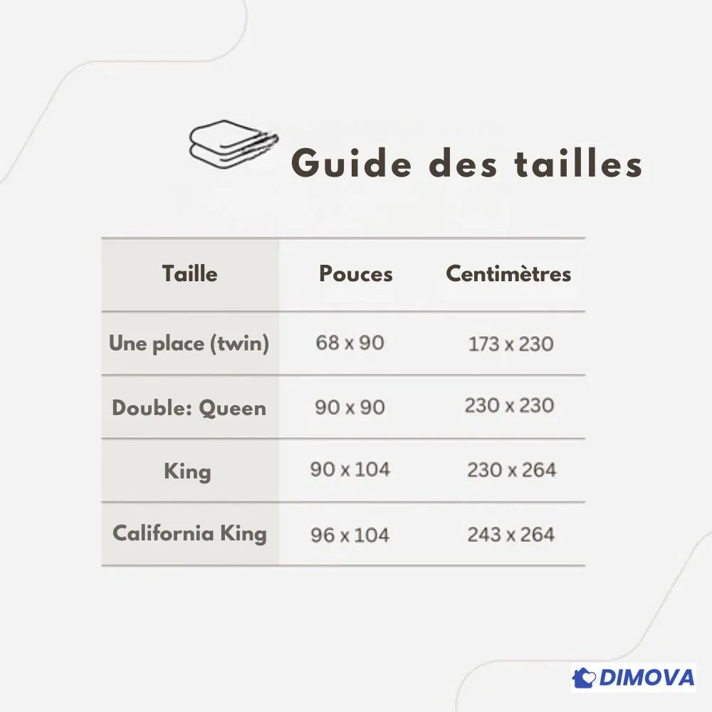 Ensemble de couette brodée Dimova