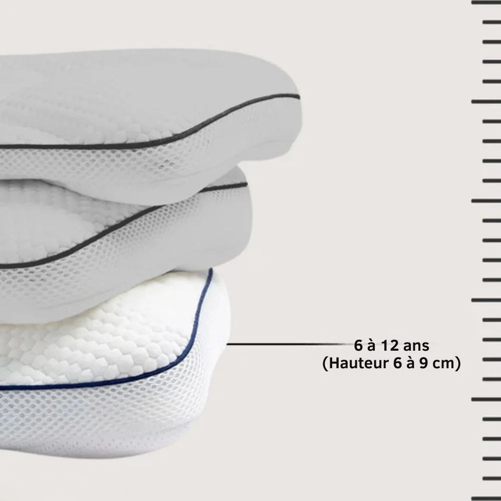 Oreiller Cervical Enfant – Pour un Dos Sain et une Croissance en Toute Sécurité