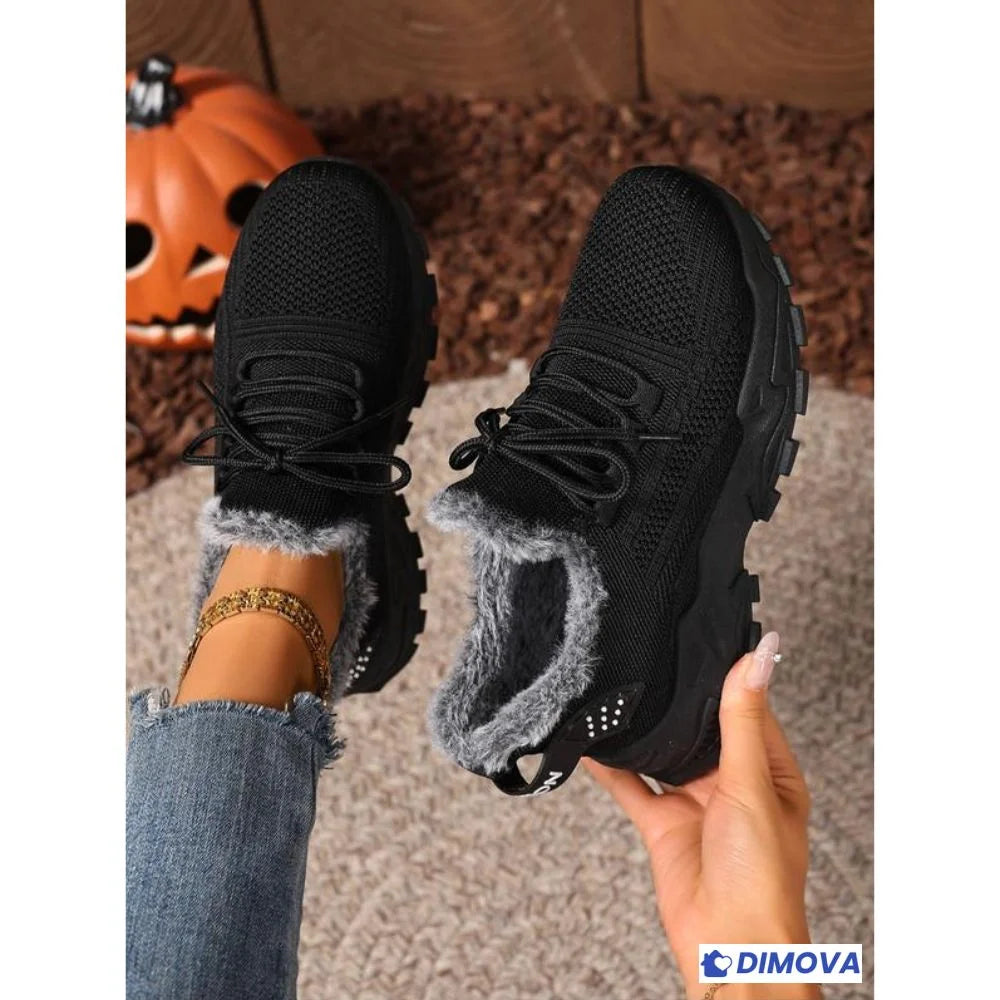 Marie – Chaussures confortables doublées de polaire