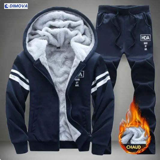 Ensemble survêtement polaire homme – Hiver chaud & confort assuré