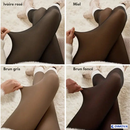 Collants Hiver Doublés Polaire – Chaleur & Élégance