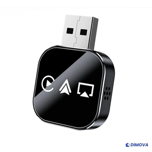 Adaptateur CarPlay sans fil 3-en-1 (Apple/Android)