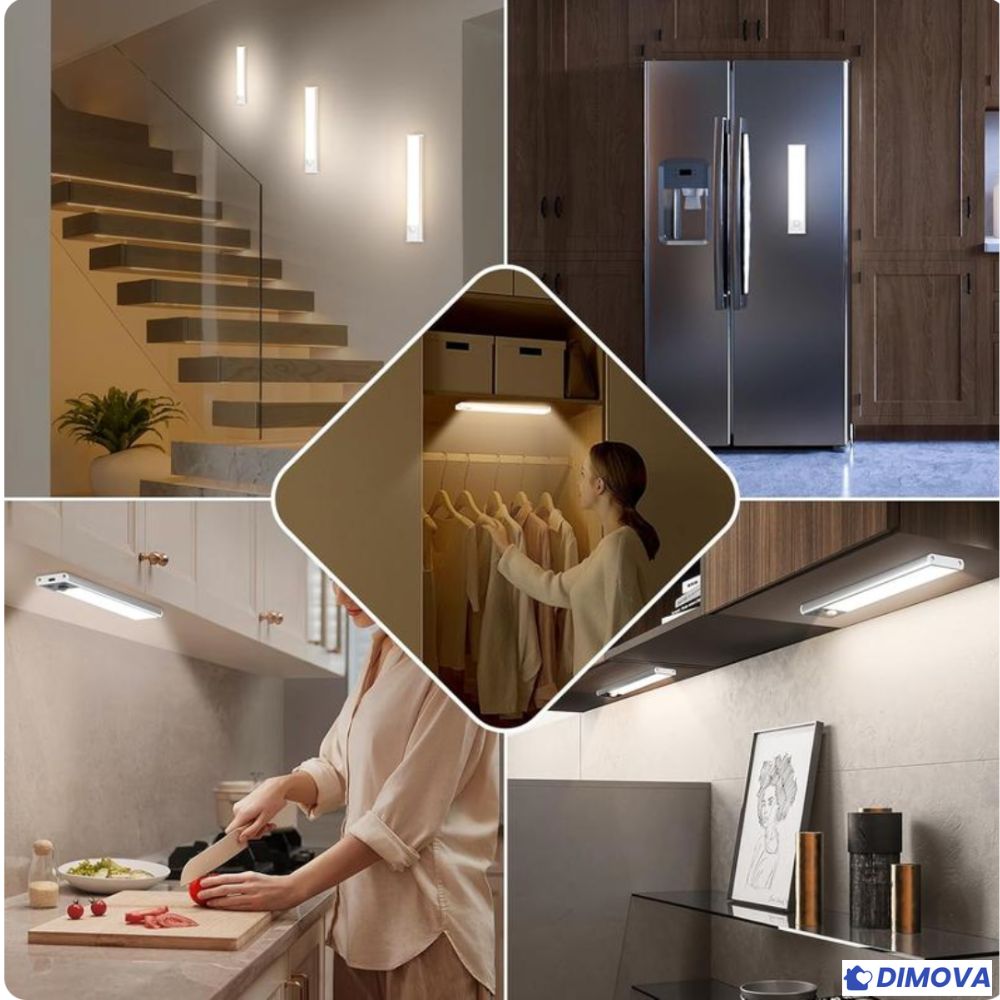 Appliques murales sans fil LED rechargeables
