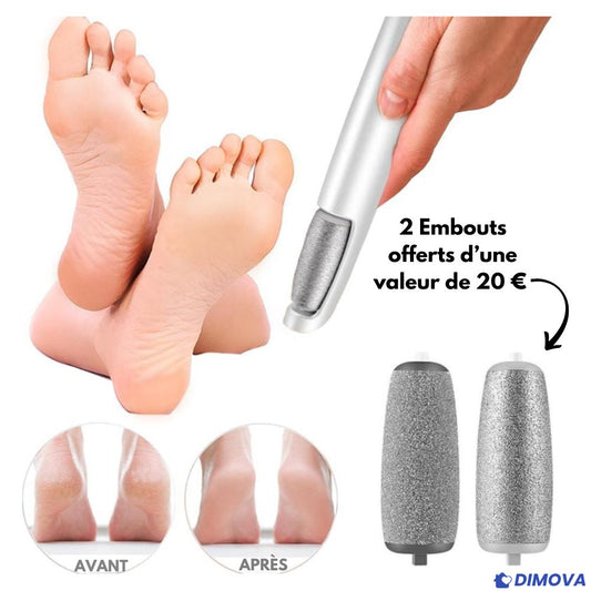 Lime électrique pour pieds – Des talons doux sans effort