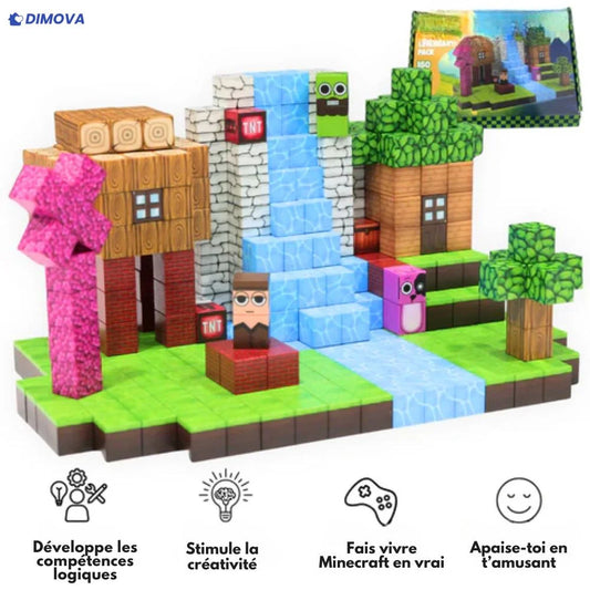 Blocs Aimantés Minecraft pour créer ton propre monde