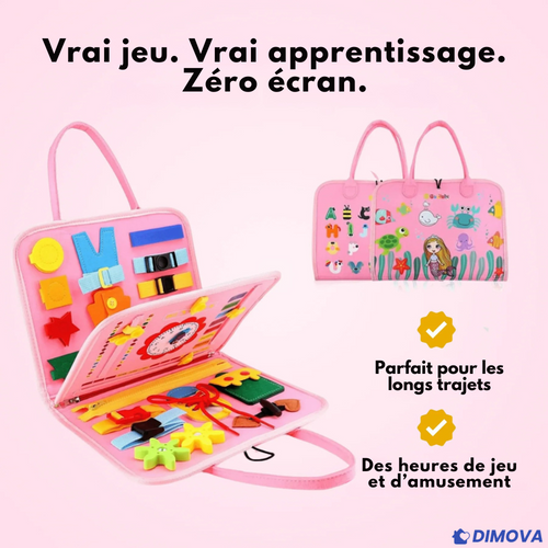 Dimova™ Tableau d’activités Montessori pour tout-petits