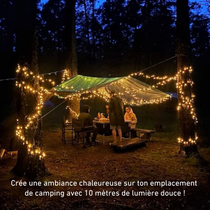 I80- Lampe de camping 3-en-1 : éclaire, dépanne, recharge