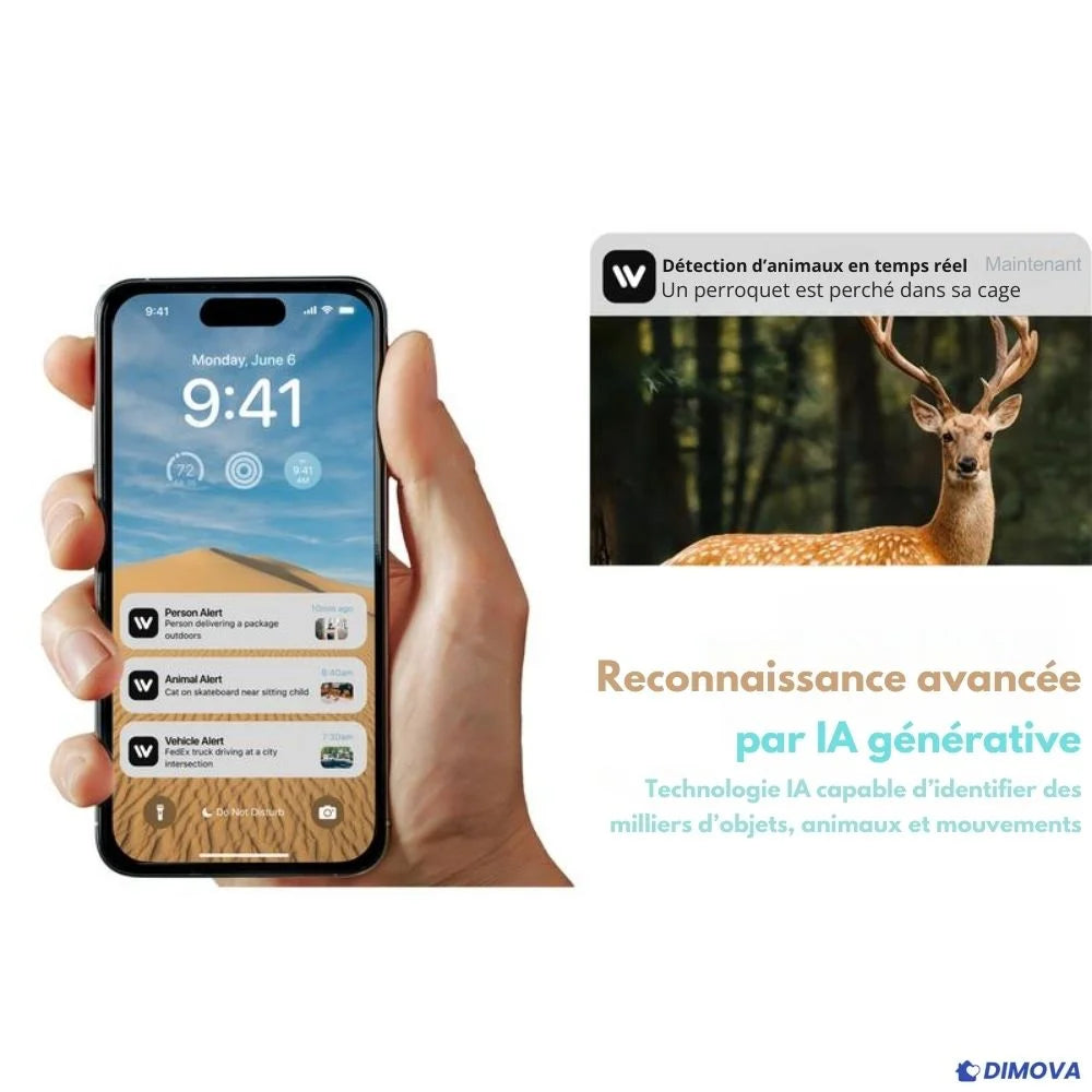 Caméra 4K intelligente ampoule