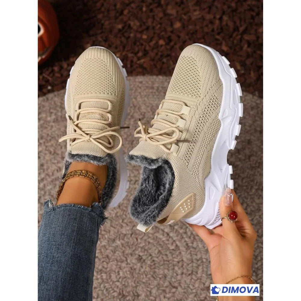 Marie – Chaussures confortables doublées de polaire