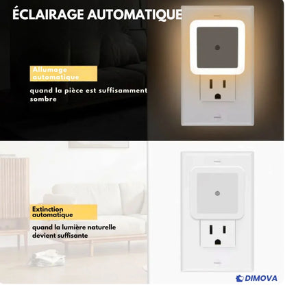 Veilleuses LED - Allumage automatique