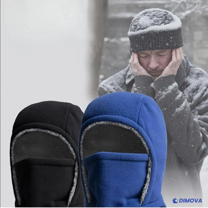 Cagoule 2-en-1 hiver en polaire