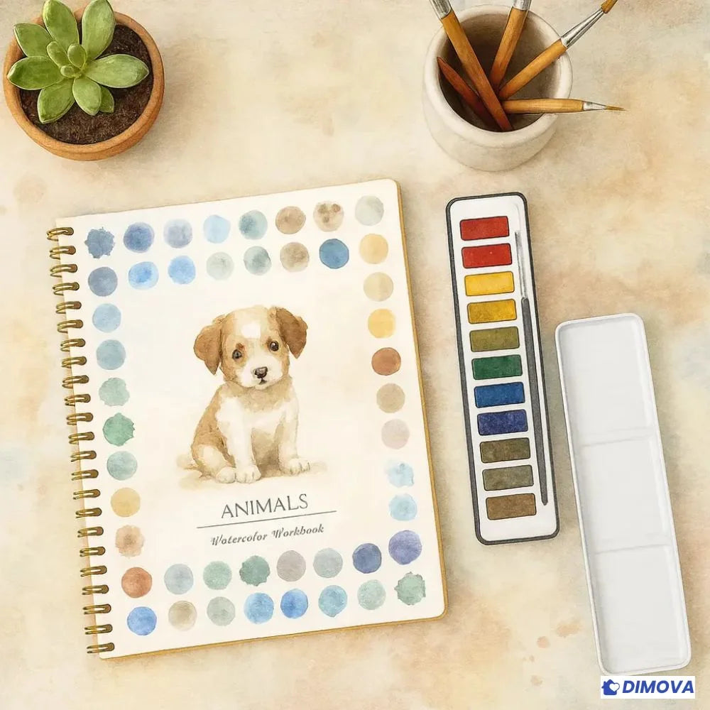 Kit d'aquarelle complet avec livre de coloriage