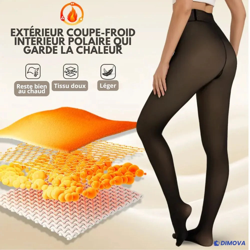 Collants Hiver Doublés Polaire – Chaleur & Élégance