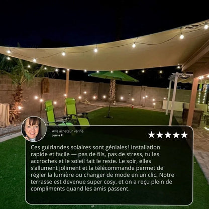 Guirlandes solaires décoratives