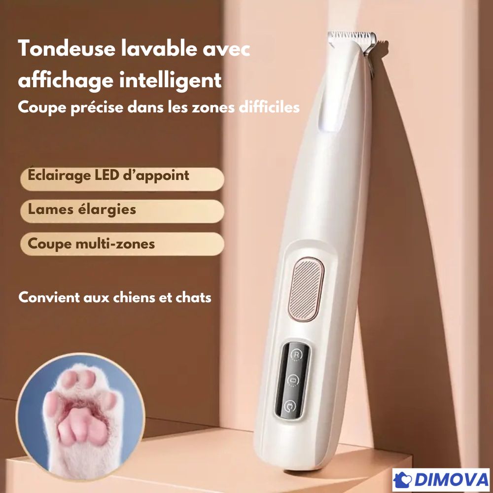 T90 – Tondeuse Silencieuse Rechargeable pour Chiens & Chats