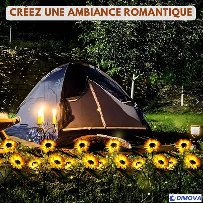 Dimova® Lampes solaires LED tournesol