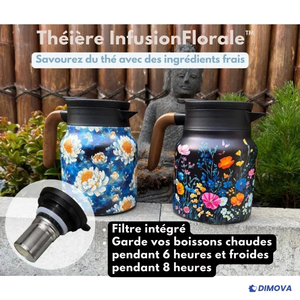 Théière InfusionFlorale™ – avec filtre intégré