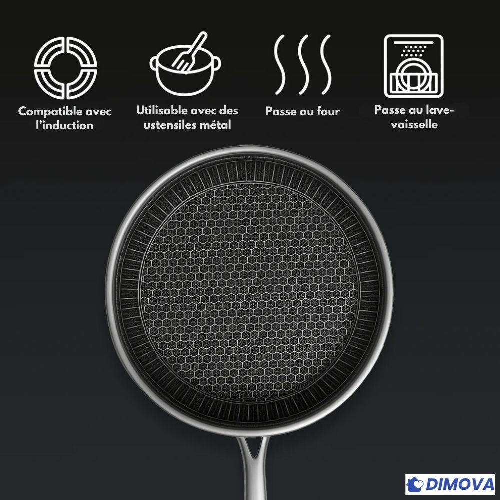 CUISINEX™ – Poêle Hybride Haute Performance