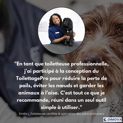 TOILETTAGEPRO™ – La solution n°1 contre la perte de poils des animaux