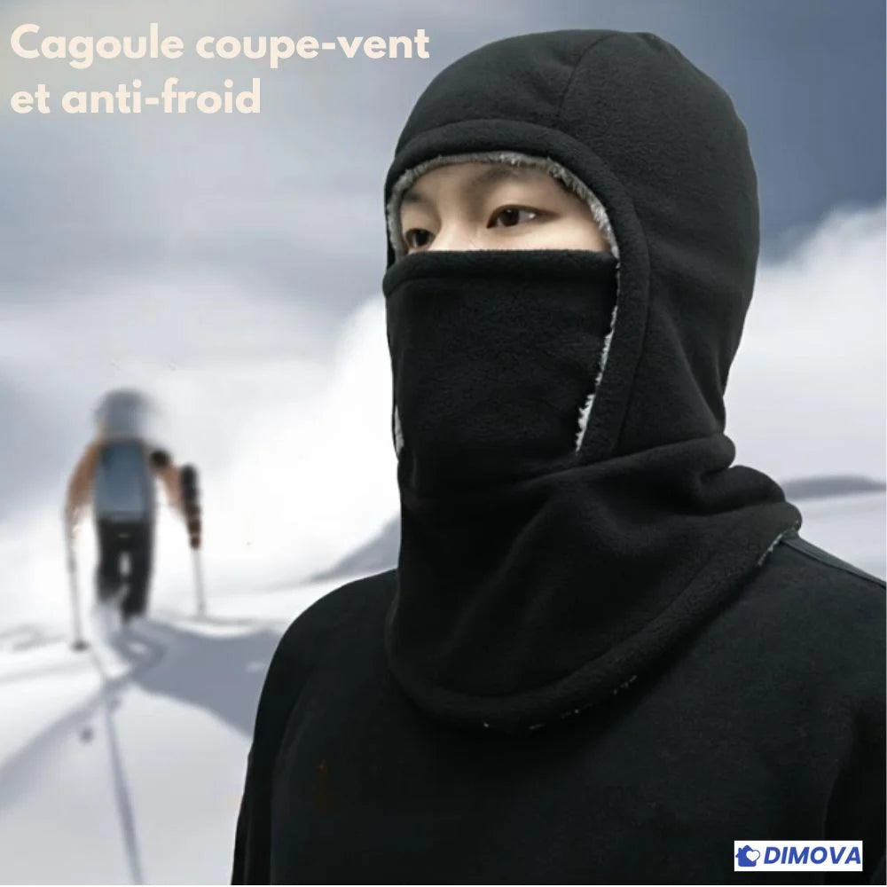 Cagoule 2-en-1 hiver en polaire