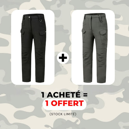 Pantalon utilitaire imperméable doublé en polaire