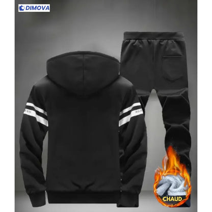 Ensemble survêtement polaire homme – Hiver chaud & confort assuré