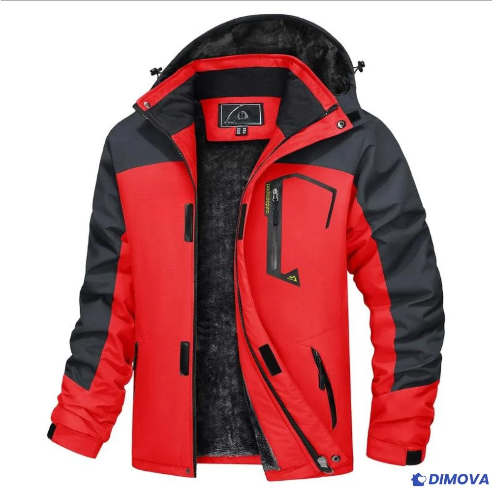 Parka d’hiver doublée en polaire chaude