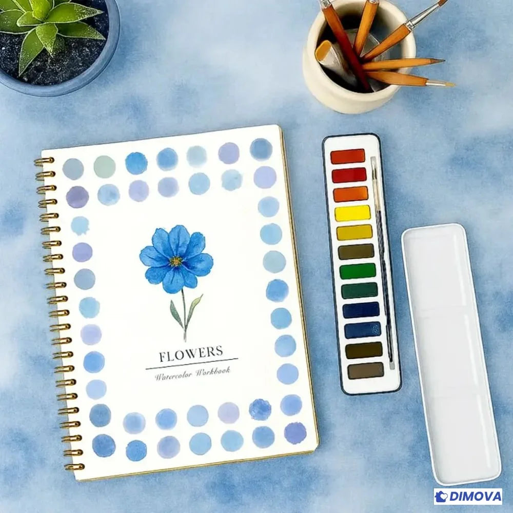 Kit d'aquarelle complet avec livre de coloriage