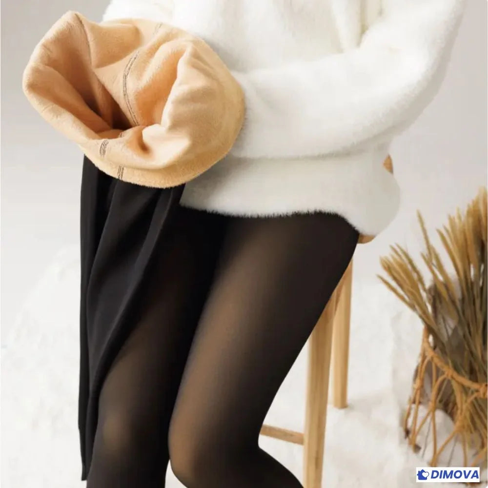 Collants Hiver Doublés Polaire – Chaleur & Élégance