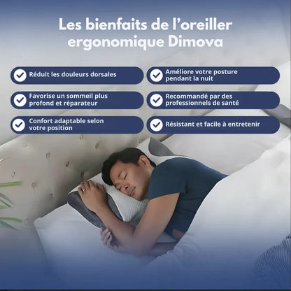 Oreiller ergonomique Dimova™