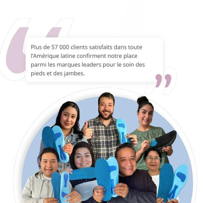 Semelles Confort+™ – Profitez de journées sans douleur