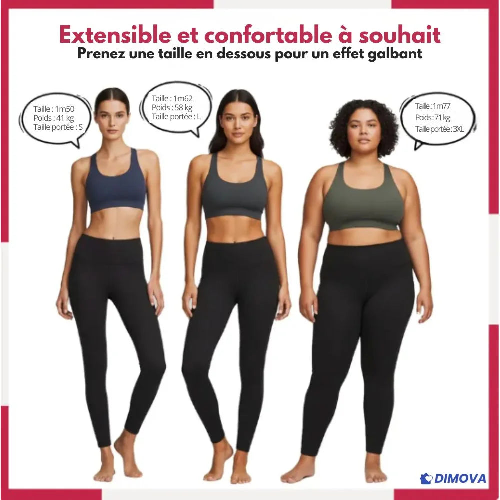 Legging galbant doublé polaire – Silhouette sexy garantie