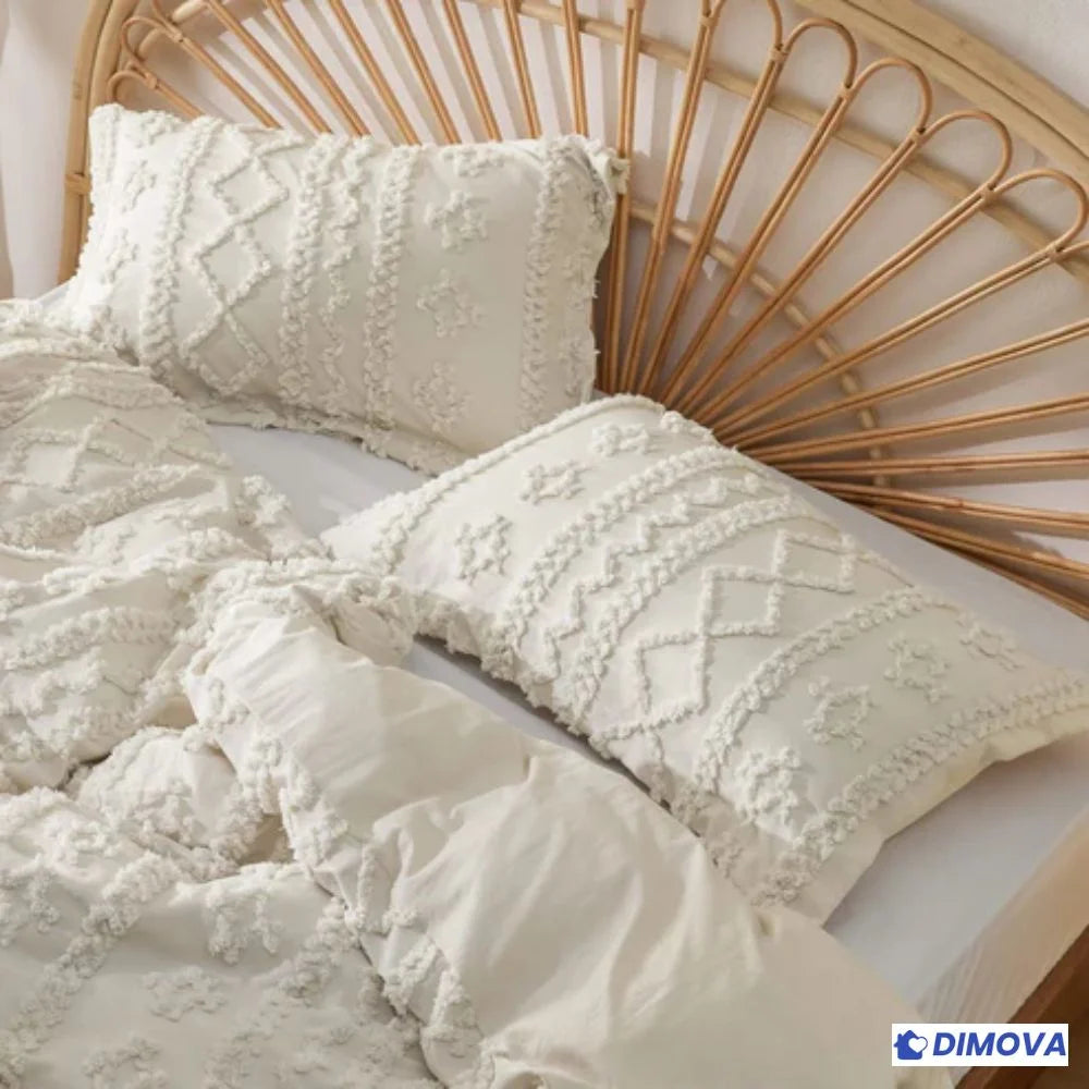 Ensemble de couette brodée Dimova